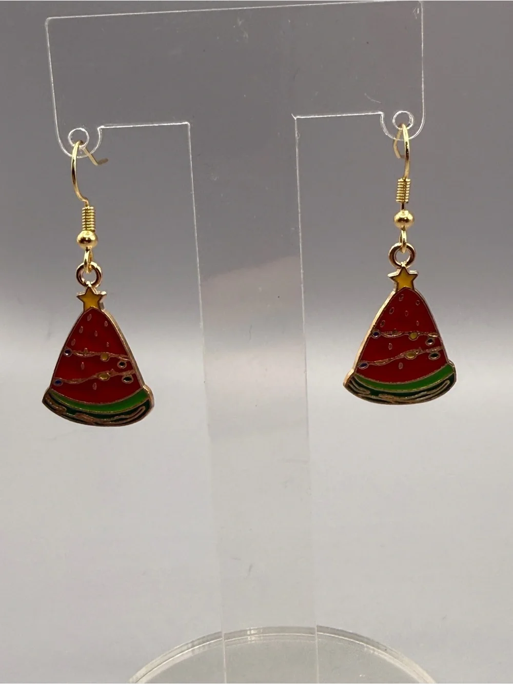 Christmas in July Earrings - Handmade #E0556C